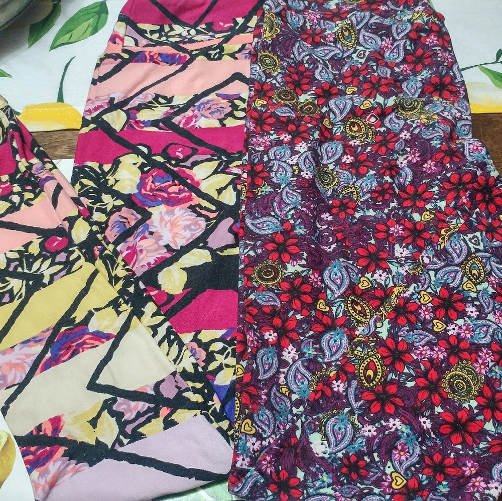2 Lularoe OS legging bundle